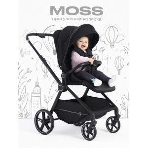 Коляска прогулочная Rant Moss 2025 Black