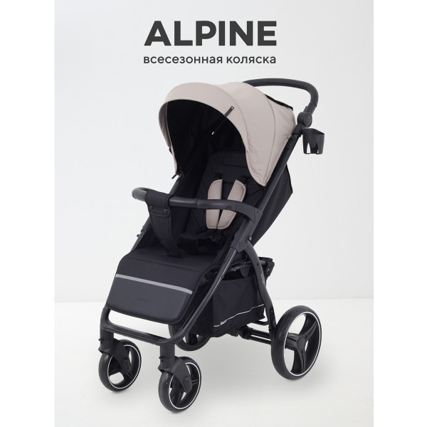 Коляска прогулочная Rant Basic Alpine 2025 Beige Коляска прогулочная Rant Basic Alpine 2025 Beige