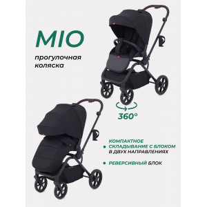 Коляска прогулочная Mowbaby Mio Black