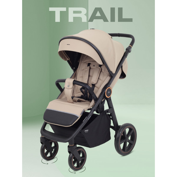 Коляска прогулочная Mowbaby Trail 2025 Beige Коляска прогулочная Mowbaby Trail 2025 Beige