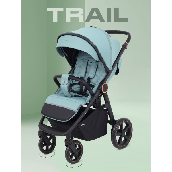 Коляска прогулочная Mowbaby Trail 2025 Green Коляска прогулочная Mowbaby Trail 2025 Green