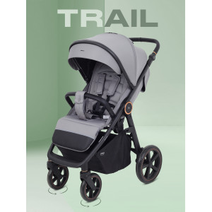 Коляска прогулочная Mowbaby Trail 2025 Grey