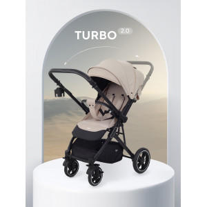 Коляска прогулочная Mowbaby Turbo 2.0 2025 Beige