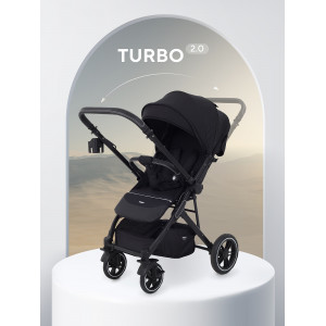 Коляска прогулочная Mowbaby Turbo 2.0 2025 Black
