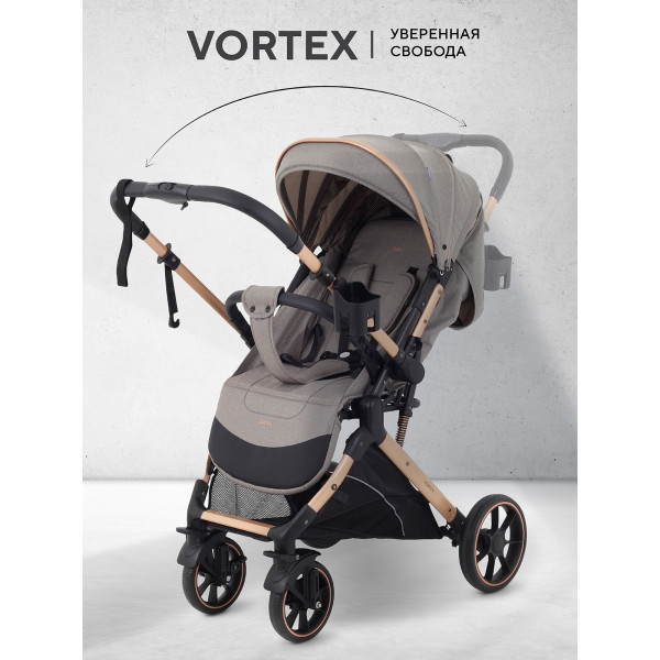 Коляска прогулочная Rant Basic Vortex Beige Коляска прогулочная Rant Basic Vortex Beige