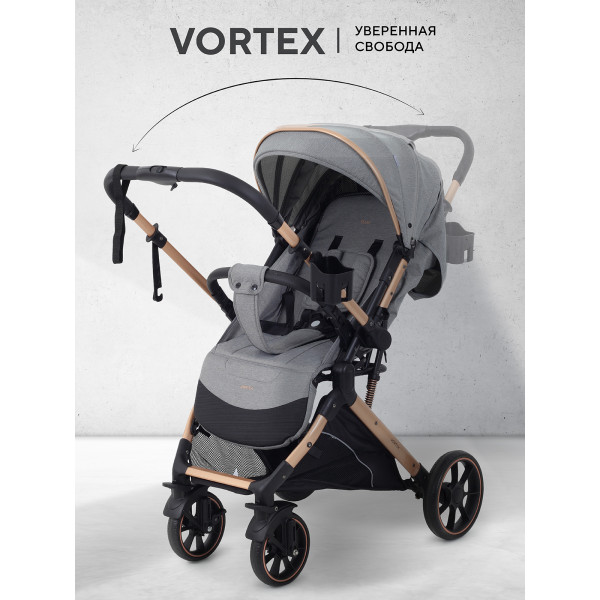 Коляска прогулочная Rant Basic Vortex Grey Коляска прогулочная Rant Basic Vortex Grey