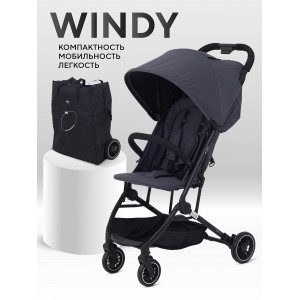 Коляска прогулочная Mowbaby Windy Graphite