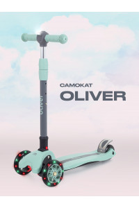Самокат 3-х колесный Mowbaby Oliver Green
