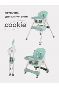 Стульчик для кормления Rant Basic Cookie Green