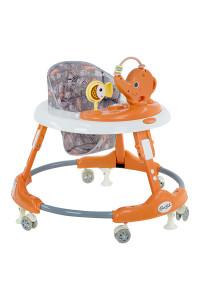 BAMBOLA Ходунки Elephant (круглые) (6 силик.кол,игр.,муз) 7 шт/уп (646456) Caramel/Карамельный