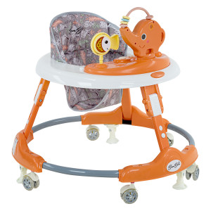 BAMBOLA Ходунки Elephant (круглые) (6 силик.кол,игр.,муз) 7 шт/уп (646456) Caramel/Карамельный