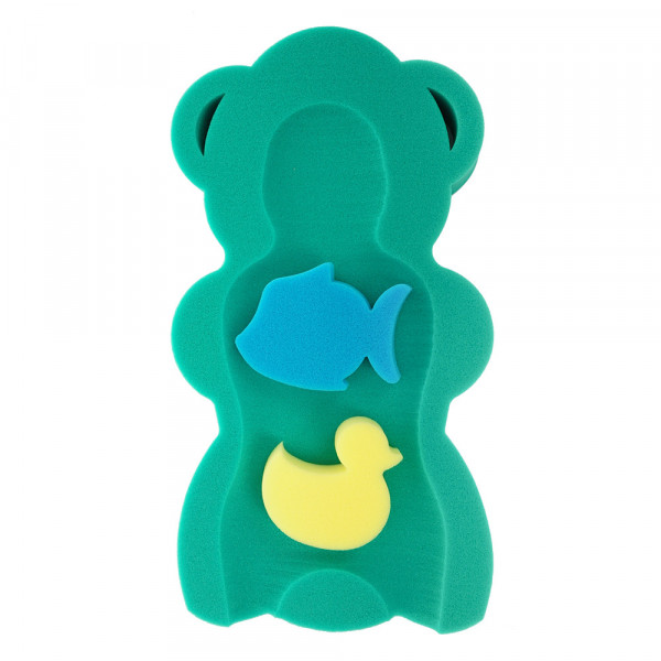 BAMBOLA Губка для купания MAXI 54x30x3 см +2 губки Зеленый (уп.10 шт) BAMBOLA Губка для купания MAXI 54x30x3 см +2 губки Зеленый (уп.10 шт)