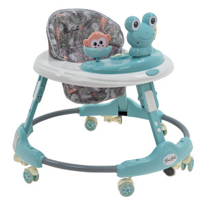 BAMBOLA Ходунки Froggy (круглые) (6 силик.кол,игр.,муз) 7 шт/уп (646456) Blue/Нежно-голубой