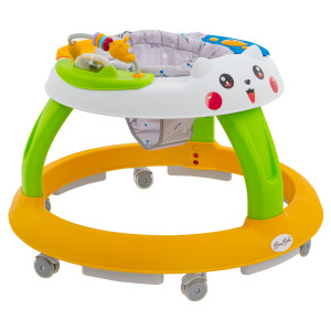 BAMBOLA Ходунки Пушистик (круглые) (6 силик.кол,игр.,муз) 4 шт/уп (76x76x54) White/Разноцветный