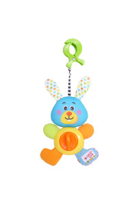 BIBA TOYS Развивающая игрушка-подвеска на прищепке Кролик, 1812 см  (в кор.48 шт.)