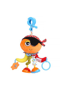 BIBA TOYS Мягкая игрушка-подвеска на прищепке Пират Джэк, длина 30 см (в кор.24 шт.)