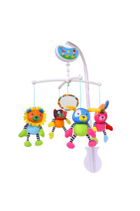 BIBA TOYS Музыкальный мобиль Счастливые животные 30см (в кор.6шт.)