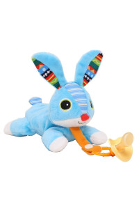 BIBA TOYS Развивающая игрушка-держатель для соски Зайчонок Брюс,151010 см 