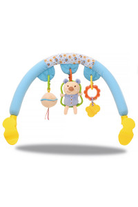 BIBA TOYS Дуга на коляску Малышки Мишки  голубой/розовый 77.54635 см (в кор.12 шт.)