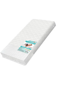 BOOM BABY Матрац детский беспружинный «Kids Comfort» 140х70х10 стеганая микрофибра Белый