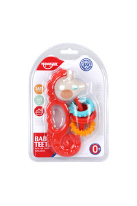 HUANGER Игрушка погремушка-прорезыватель Морской коник (в кор.96 шт.)