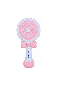 HUANGER Игрушка погремушка Карамелька Pink/Розовый 124,521,5 см (в кор.120 шт.) (свет,звук)