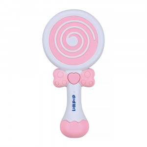 HUANGER Игрушка погремушка Карамелька Pink/Розовый 124,521,5 см (в кор.120 шт.) (свет,звук)