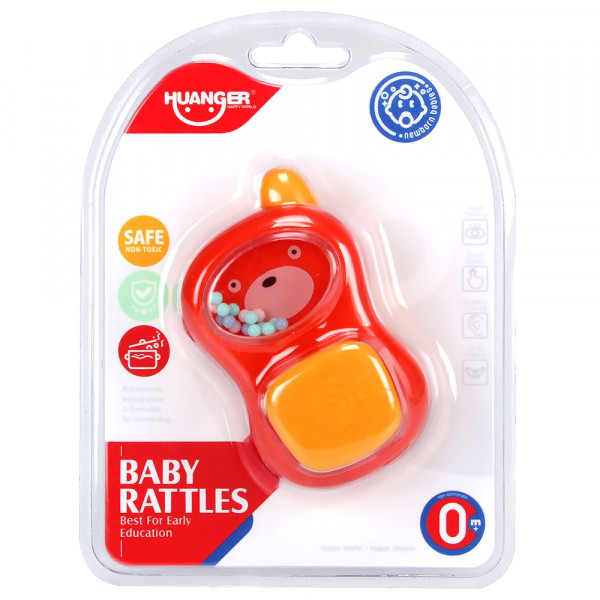 HUANGER Игрушка погремушка Телефончик Red/Красный 812 см (в кор.96 шт.) HUANGER Игрушка погремушка Телефончик Red/Красный 812 см (в кор.96 шт.)
