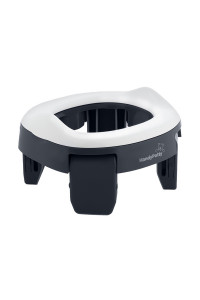 ROXY-KIDS Дорожный горшок HandyPotty в сумке /3 одноразовых пакета в комплекте Графит/Белый
