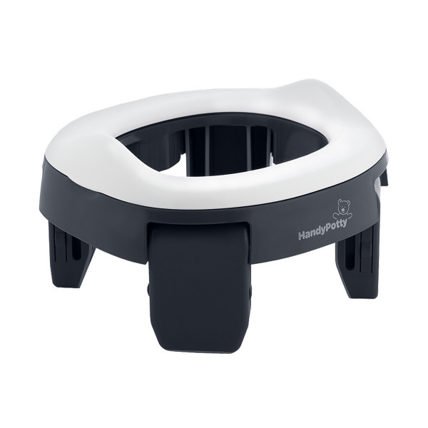 ROXY-KIDS Дорожный горшок HandyPotty в сумке /3 одноразовых пакета в комплекте Графит/Белый ROXY-KIDS Дорожный горшок HandyPotty в сумке /3 одноразовых пакета в комплекте Графит/Белый