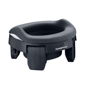 ROXY-KIDS Дорожный горшок HandyPotty в сумке /3 одноразовых пакета в комплекте Графит