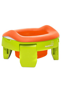 ROXY-KIDS Дорожный горшок HandyPotty в сумке /3 одноразовых пакета в комплекте Лайм