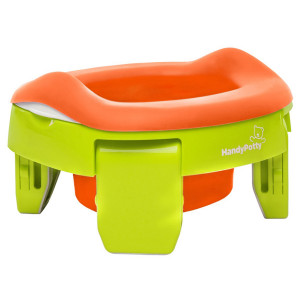ROXY-KIDS Дорожный горшок HandyPotty в сумке /3 одноразовых пакета в комплекте Лайм
