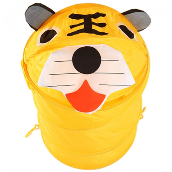 LI HSEN Корзина для игрушек ТИГРЕНОК желтый Ø36смH42см (20 шт. в кор.) LI HSEN Корзина для игрушек ТИГРЕНОК желтый Ø36смH42см (20 шт. в кор.)