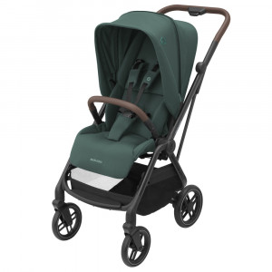 Maxi-Cosi Коляска детская прогулочная Leona Essential Green зеленый (большие колеса)