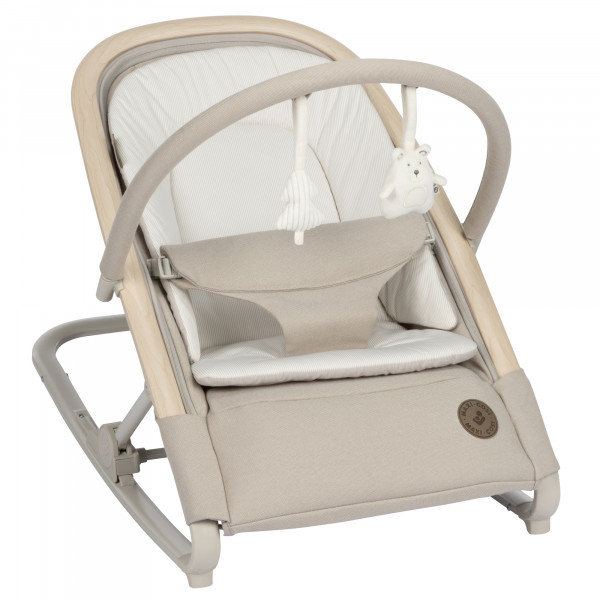 Maxi-Cosi Шезлонг KORI Classic Beige ECO/классик бежевый Maxi-Cosi Шезлонг KORI Classic Beige ECO/классик бежевый