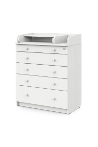 АТОН Комод  раскладной MAKS (5ящ) Ясень Тронхейм