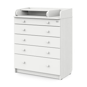 АТОН Комод  раскладной MAKS (5ящ) Ясень Тронхейм