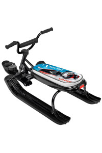 НИКА Игрушка велоруль Снегокат Гонки Черный каркас