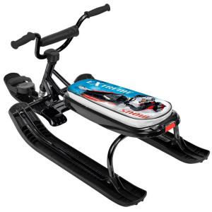 НИКА Игрушка велоруль Снегокат Гонки Черный каркас