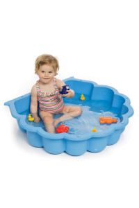 PARADISO TOYS Песочница с крышкой Ракушка (87 x 78 x 20h) голубой