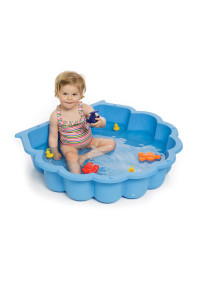 PARADISO TOYS Песочница Ракушка (87 x 78 x 20h) Голубой