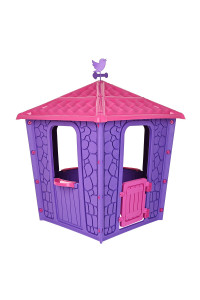 PILSAN Детский игровой дом Stone House Purple/Фиолетовый,114x114x151 см