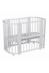 PITUSO Кровать детская + маятник 5/1 Asti Белый-Белый