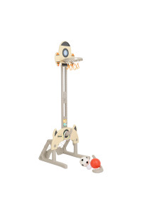 PITUSO Стойка баскетбольная Space Rocket (с кольцебросом,футб.воротами) (48x142h)
