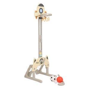 PITUSO Стойка баскетбольная Space Rocket (с кольцебросом,футб.воротами) (48x142h)
