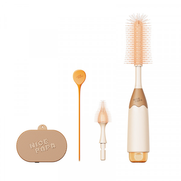 NICE PAPA Ершик для бутылочек 5 в1 (для бут/сосок/соломинки/флакон/сушилка)