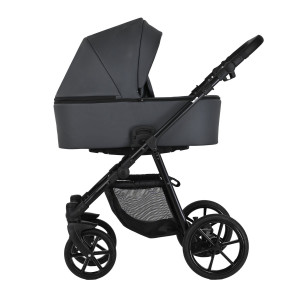 PITUSO Коляска 2 в1 Tossa короб+прогулка Кожа/Dark Grey