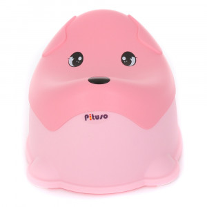 PITUSO Детский горшок Песик Pink/Розовый 36,6x30,8x24 см  (полиэт.пакет)