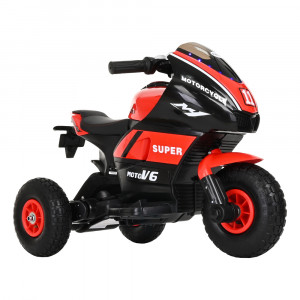PITUSO Электромотоцикл 5188, 6V/4Ahx2, возд.колеса, 92x53x62см, Red-black / Красно-черный
